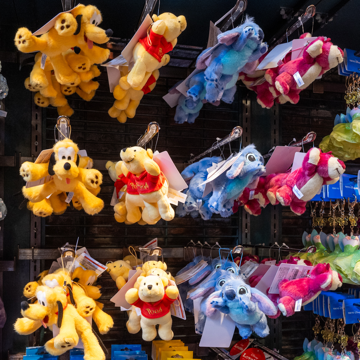 東京ディズニーリゾート　ぬいぐるみストラップ