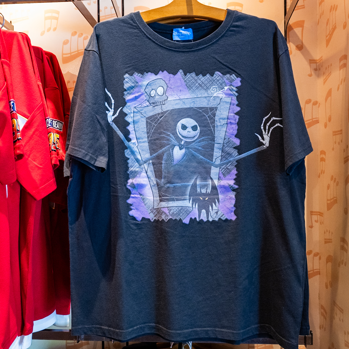 東京ディズニーランド『ナイトメアー・ビフォア・クリスマス』ジャック・スケリントンＴシャツ