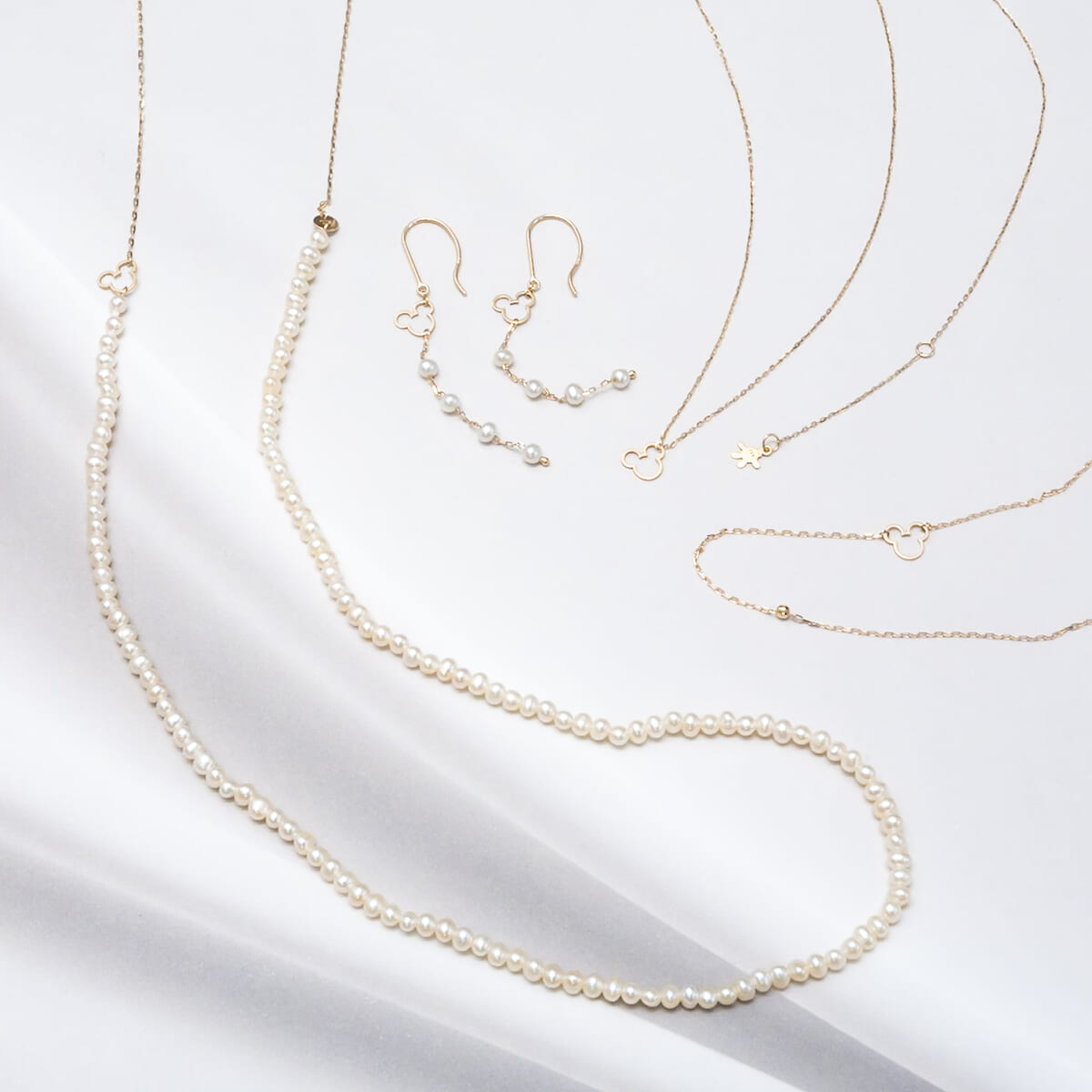 ケイウノ／ディズニー「ICONIC “MICKEY” COLLECTION」ネックレス・ピアス