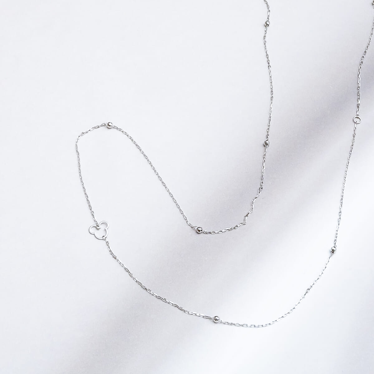 Mickey Mouse -Ball Chain Necklace-2
