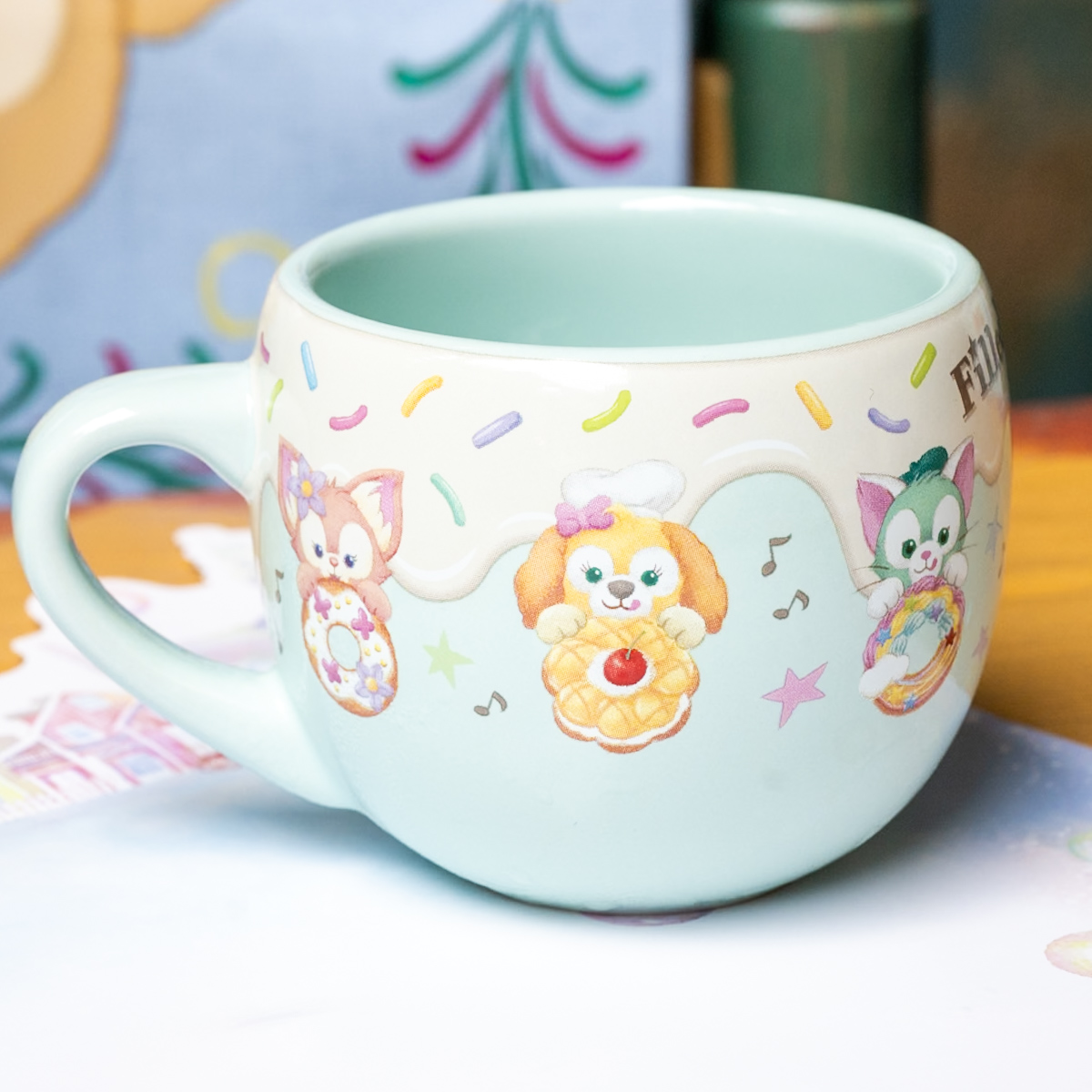 京ディズニーシー「ダッフィー＆フレンズのフィルド・ウィズ・ジョイ！」カスタードプリン、スーベニアカップ3