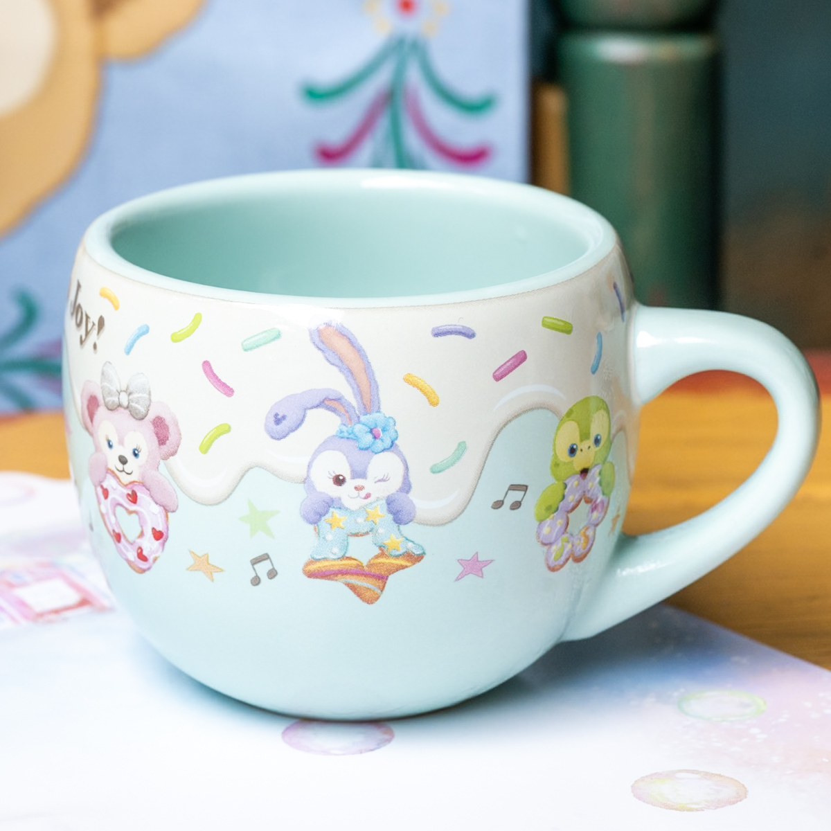 東京ディズニーシー「ダッフィー＆フレンズのフィルド・ウィズ・ジョイ！」カスタードプリン、スーベニアカップ