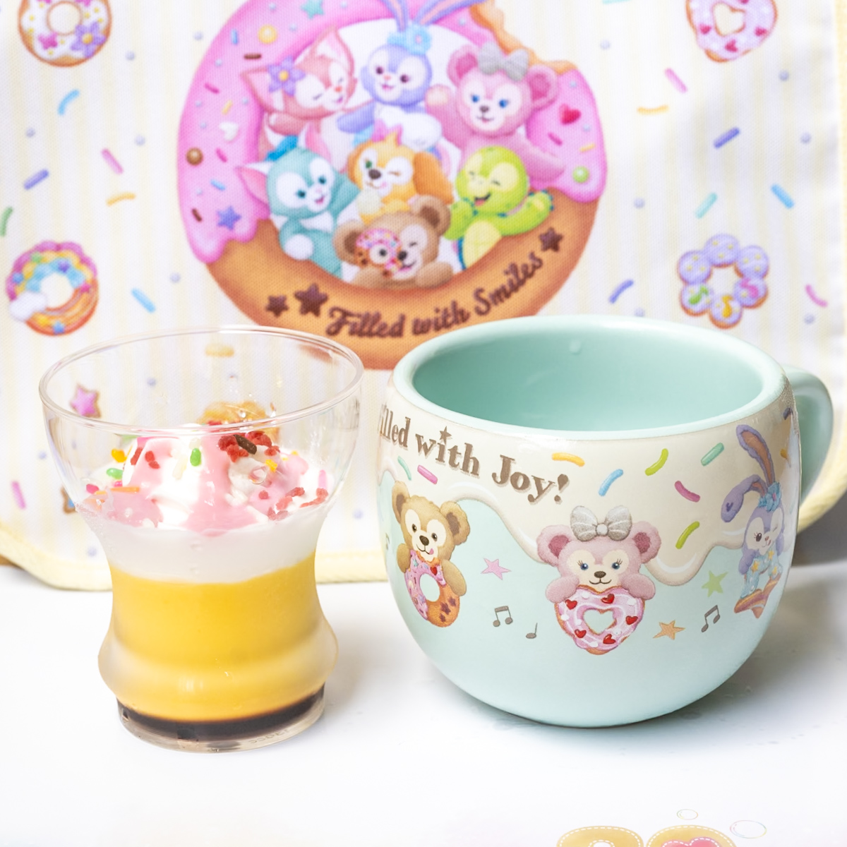 東京ディズニーシー「ダッフィー＆フレンズのフィルド・ウィズ・ジョイ！」カスタードプリン、スーベニアカップ付き