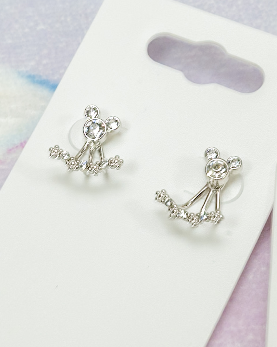 ミッキーモチーフピアス　アジャスター付き