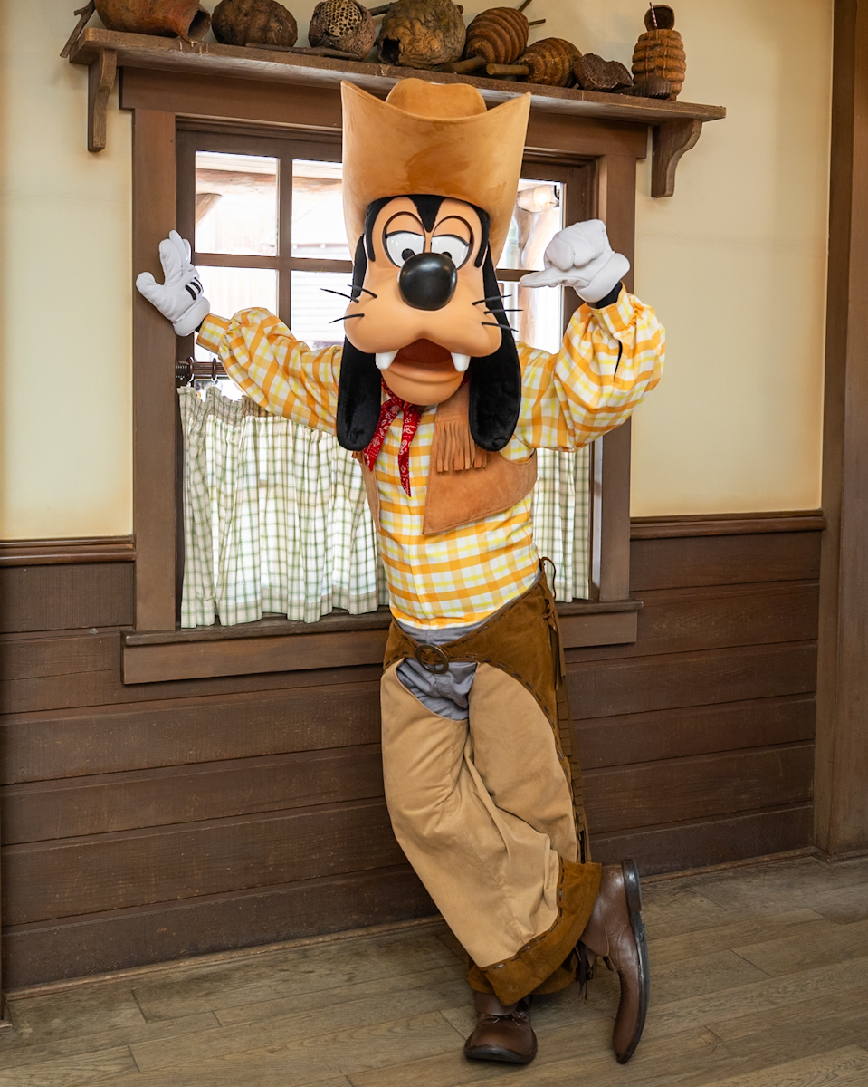 東京ディズニーランド ウエスタングーフィーグリーティング