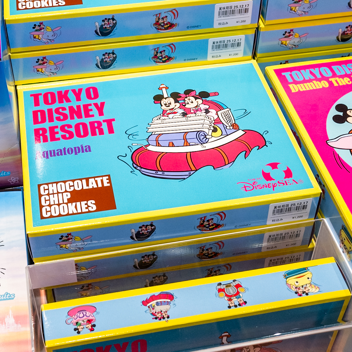 東京ディズニーリゾート『クッキー 紙箱 ミッキー ミニー』1