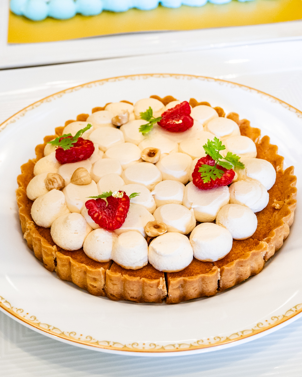 塩キャラメルとチョコレートのタルト