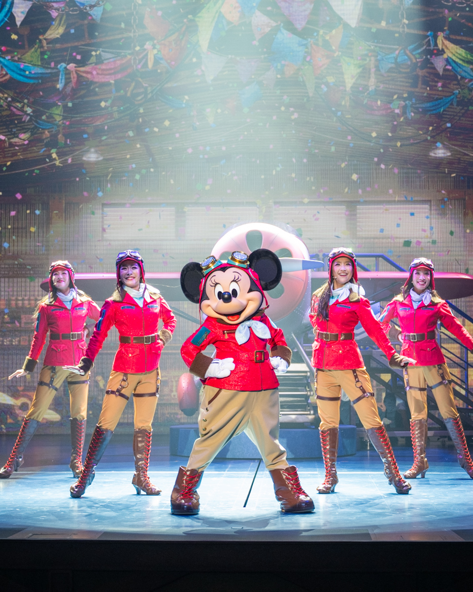 東京ディズニーシー「ハンガーステージ」新ショー『ドリームス・テイク・フライト』ミニーマウスエンディング