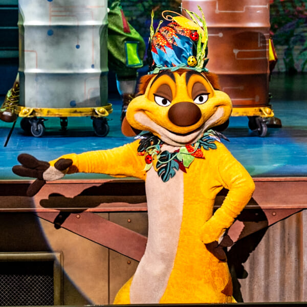 東京ディズニーシー「ハンガーステージ」新ショー『ドリームス・テイク・フライト』ティモン4