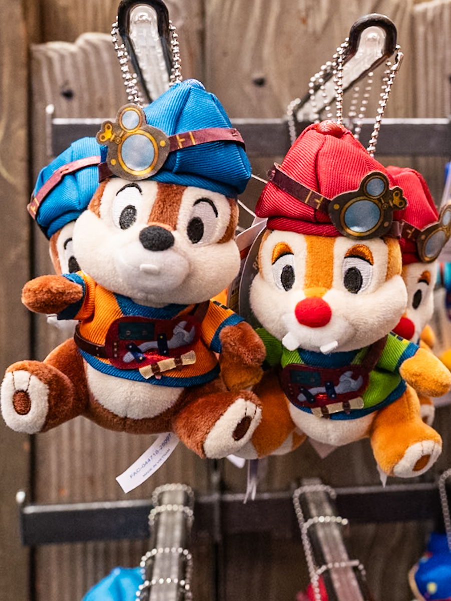 チップ＆デールぬいぐるみバッジセット