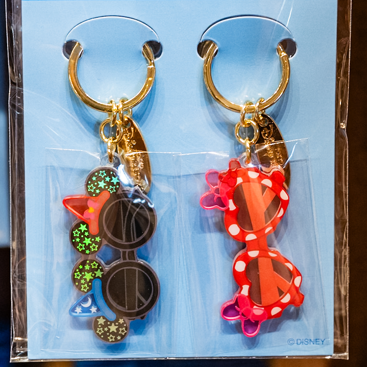 東京ディズニーランド ファッション用グラス（サングラス）キーチェーンセット1