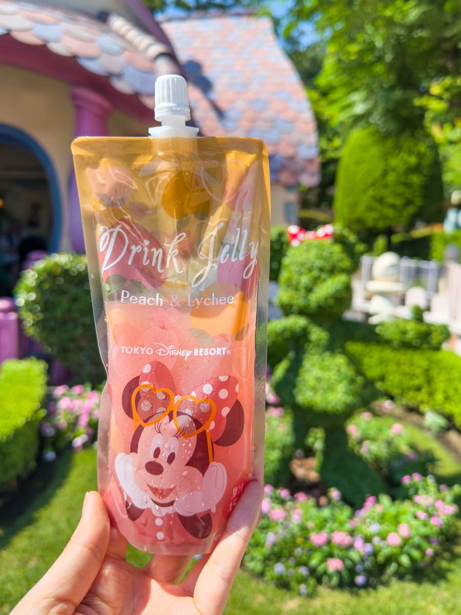 東京ディズニーランド ミニードリンクジュレ（ピーチ＆ライチー）　ミニーの家