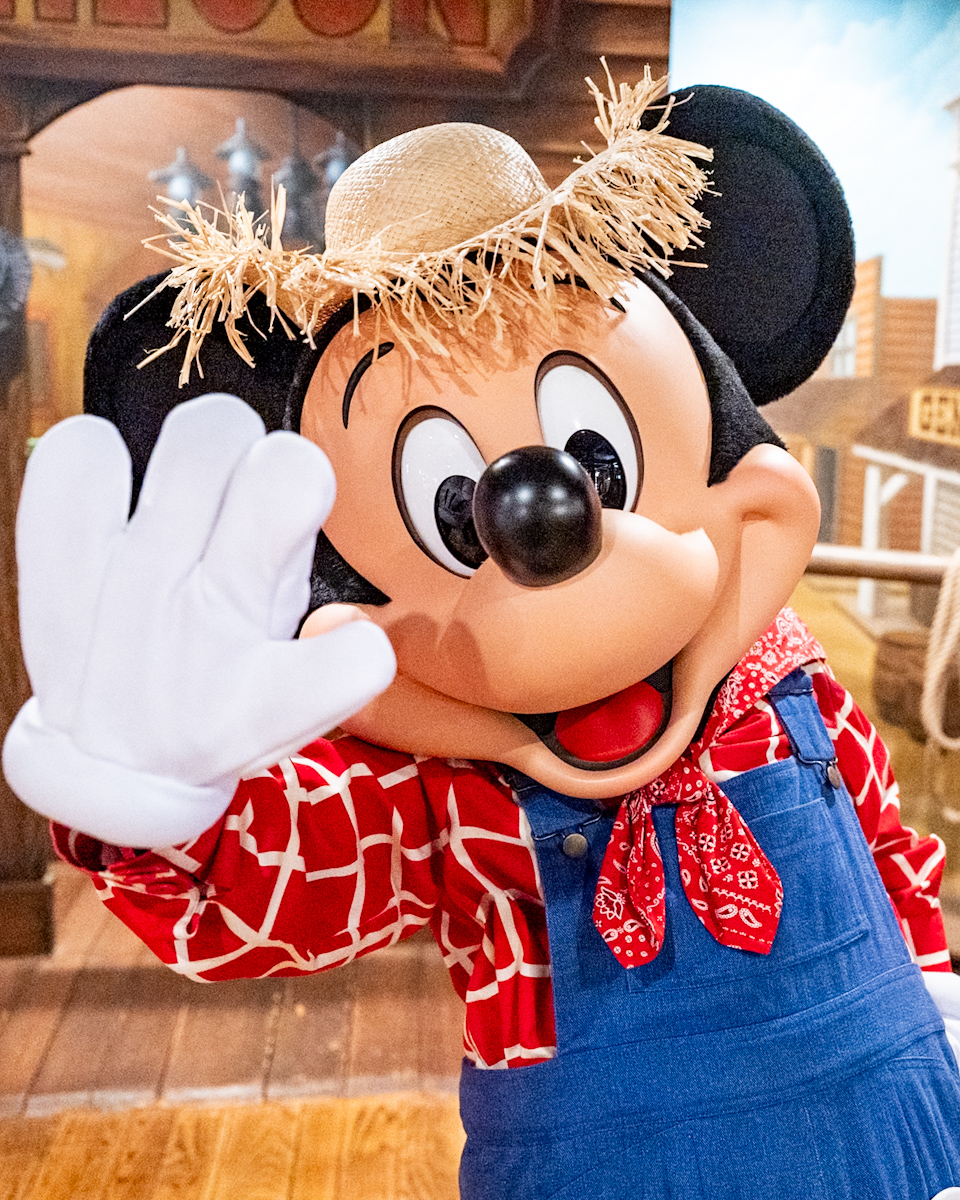 東京ディズニーランド／ウエスタンランド 農夫ミッキーグリーティング5