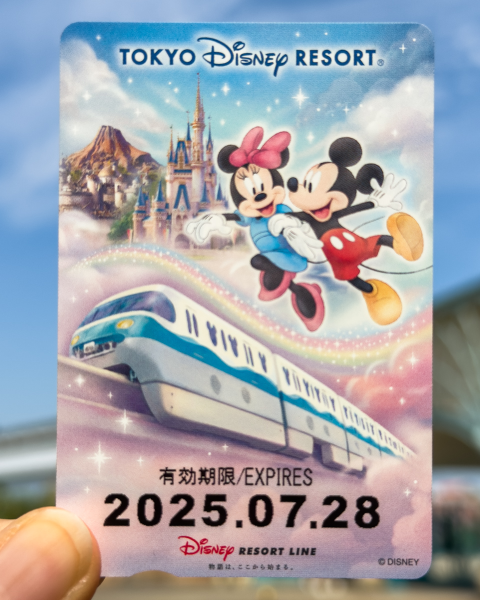 ディズニーリゾートライン フリーきっぷ(二次元コード乗車券タイプ　レギュラーデザイン