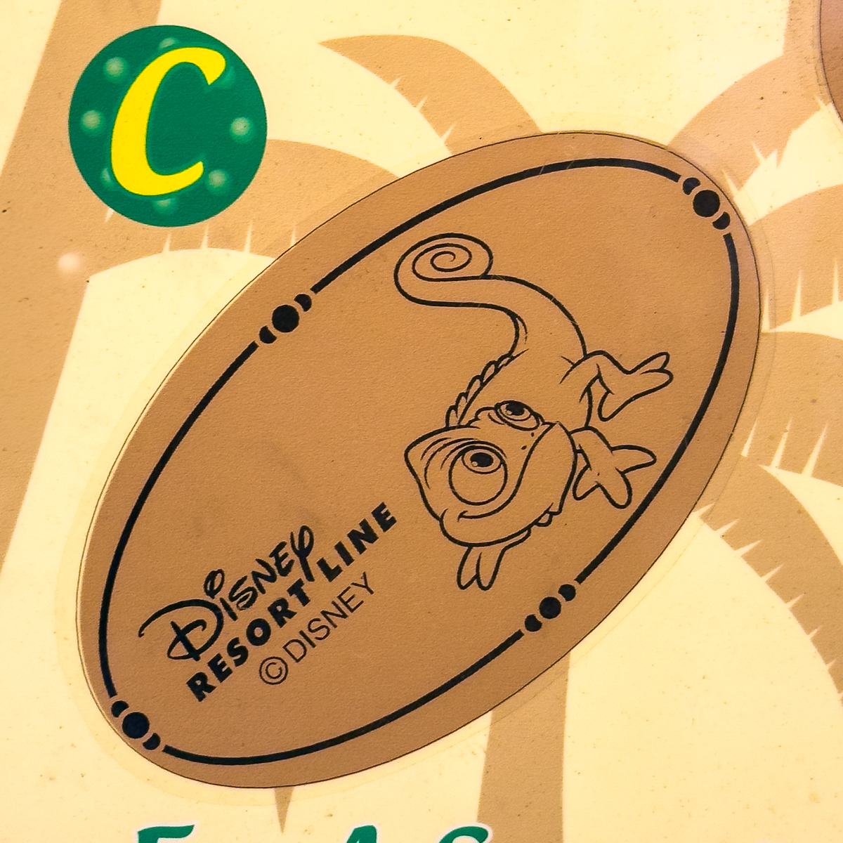 ディズニーリゾートライン 『塔の上のラプンツェル』スーベニアメダル　パスカルデザイン