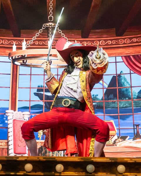 ディズニー・ハリウッド・スタジオ「ディズニーヴィランズ：アンフェアリー・エバー・アフター」フック船長