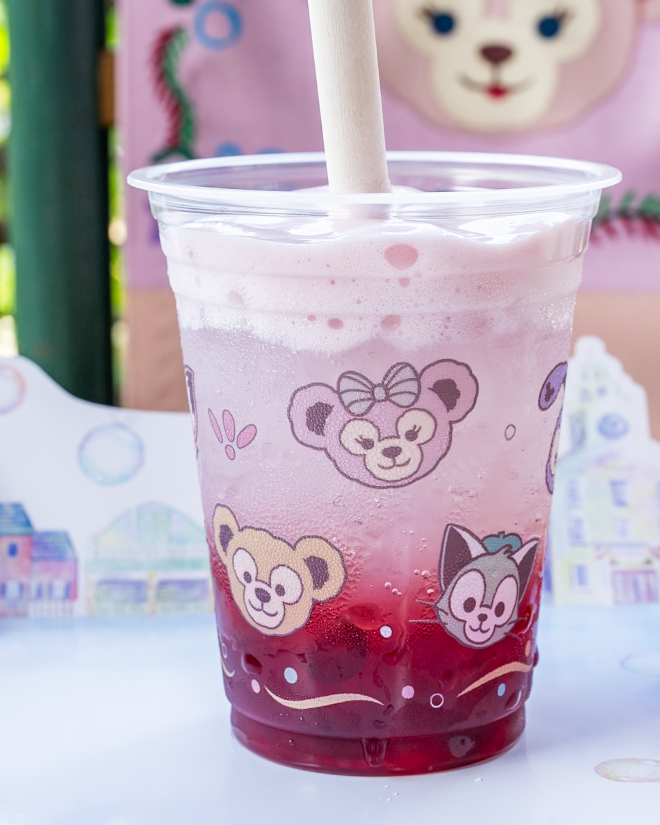 東京ディズニーシー“ダッフィー＆フレンズの「ウィッシング・ウィングス」”スパークリングドリンク（クランベリー）1
