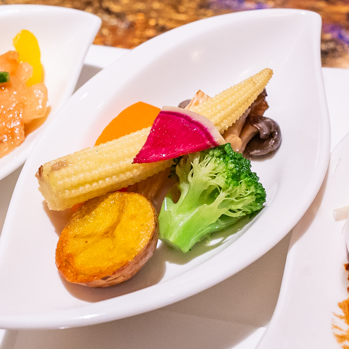 彩り野菜のバーベキューソース1