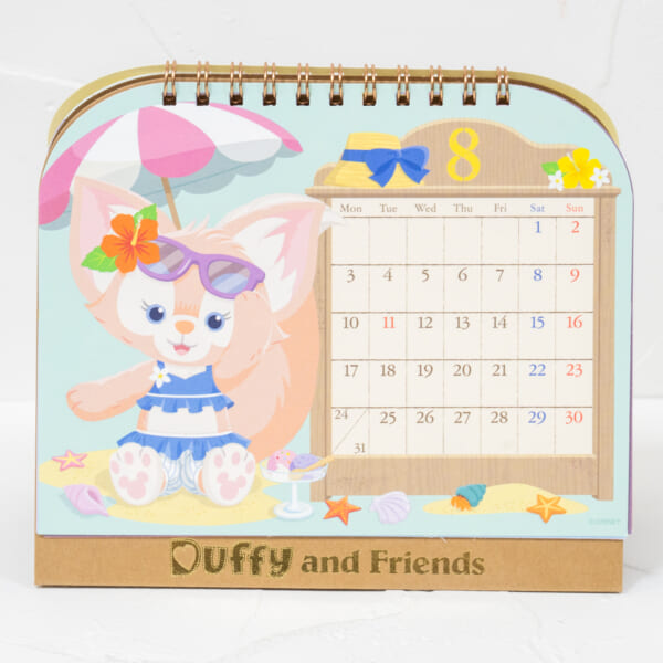 卓上カレンダー　8月