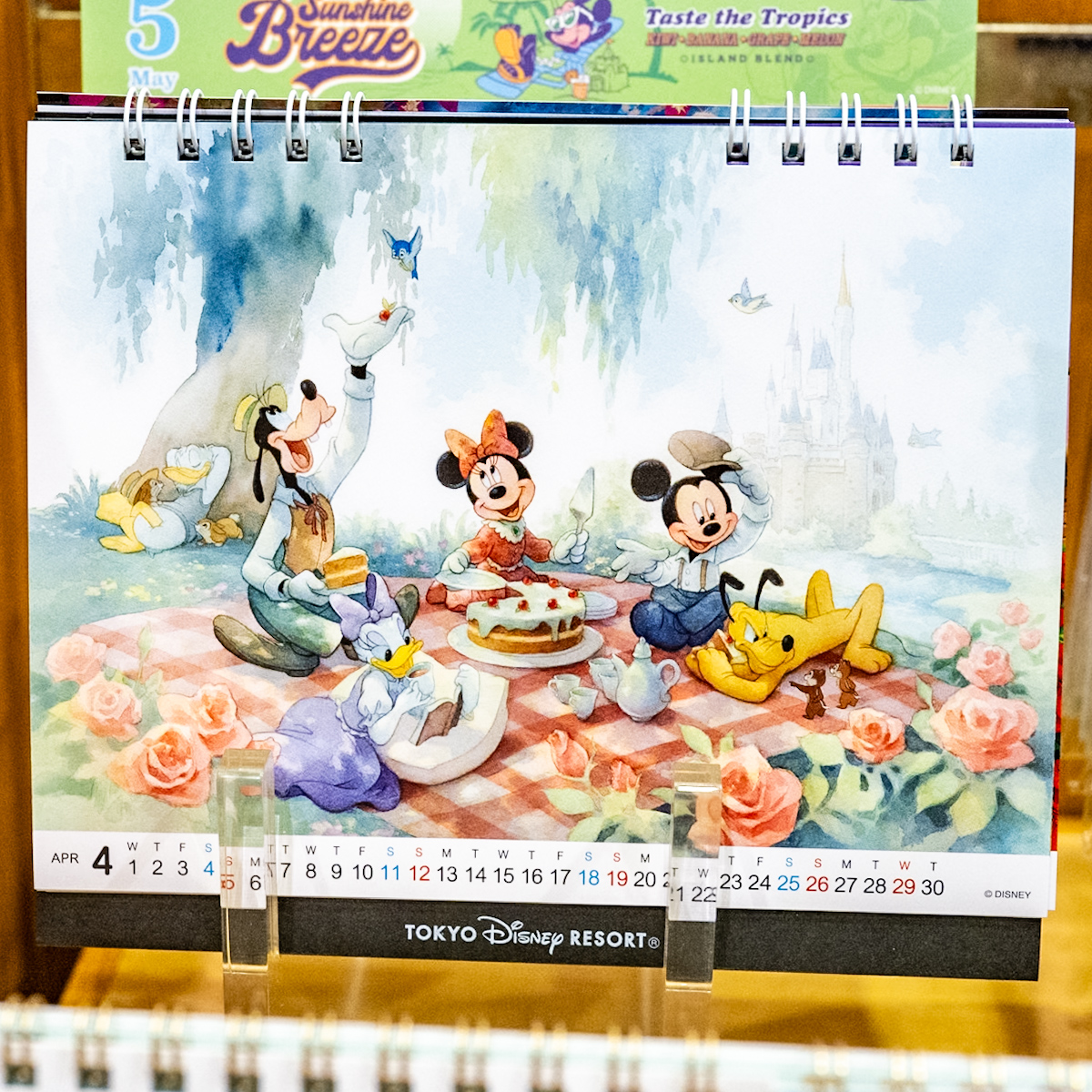 イラスト卓上カレンダー1