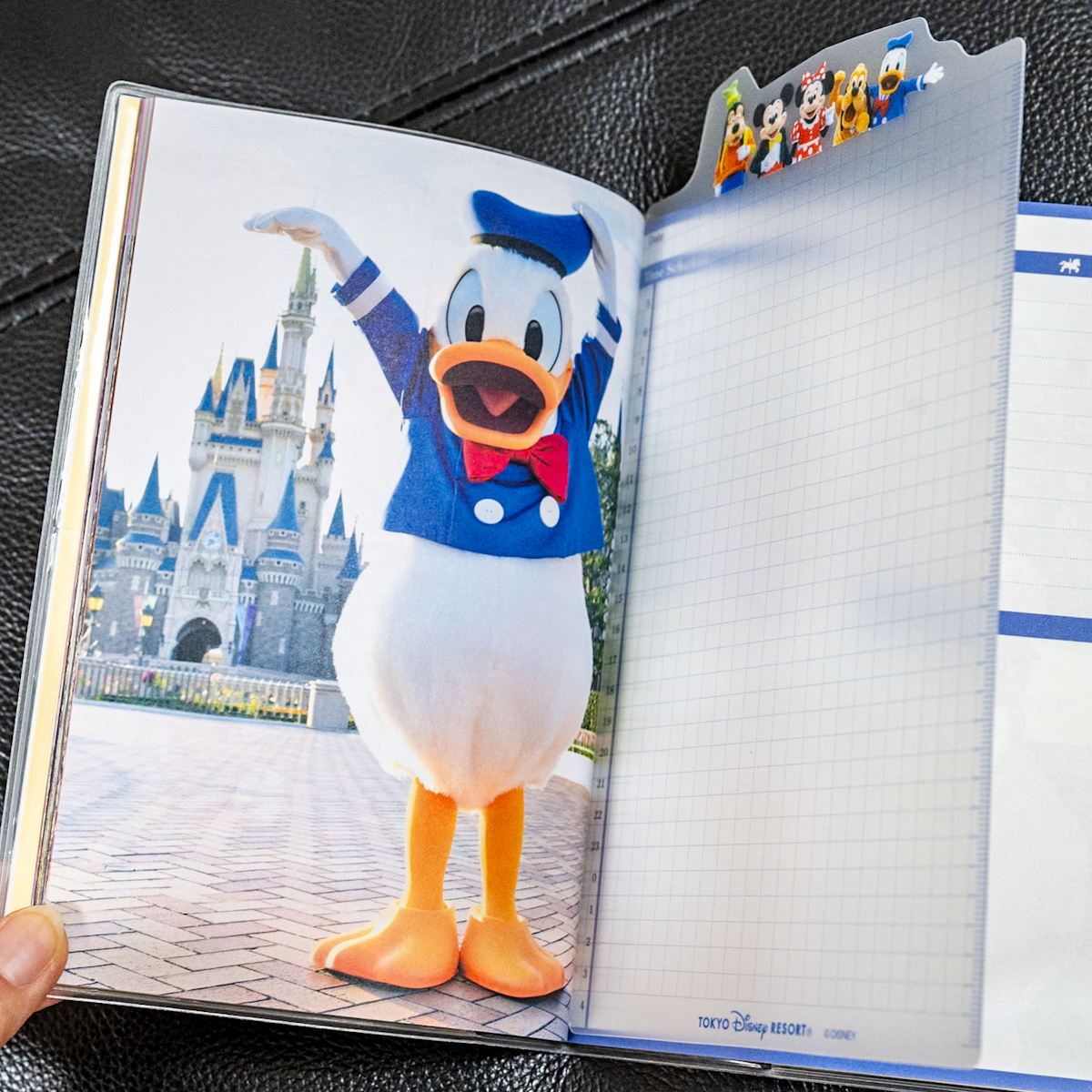 東京ディズニーリゾート手帳（実写）2026　ドナルド