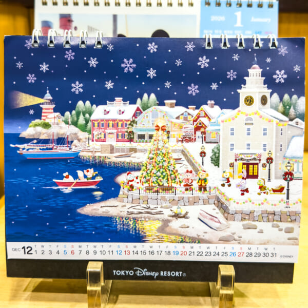 東京ディズニーリゾート卓上カレンダー（イラスト）2026　ケープコッド