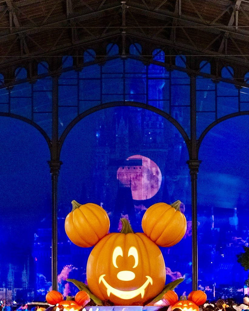 東京ディズニーランドハロウィーンデコレーション リーチフオザスターズ 満月