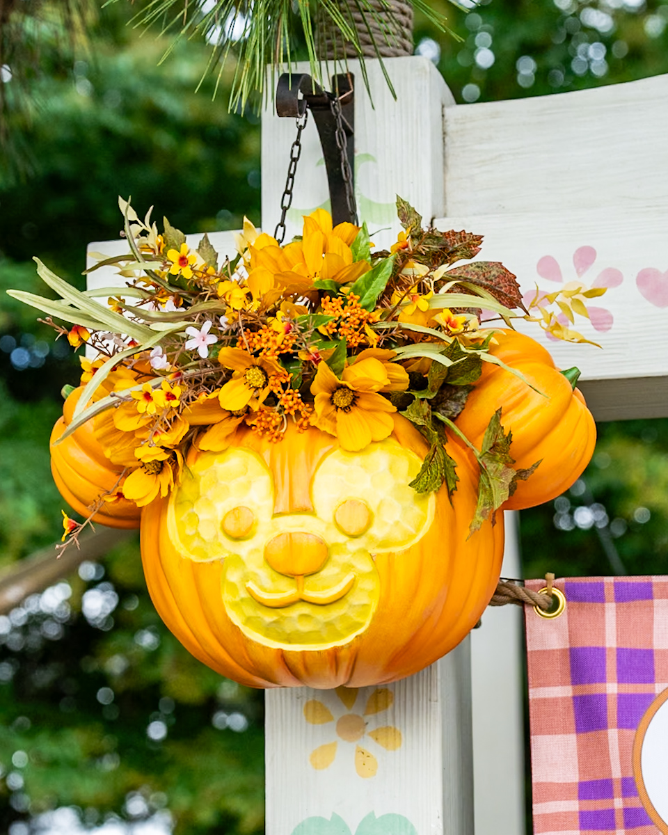 ダッフィーかぼちゃデコレーション