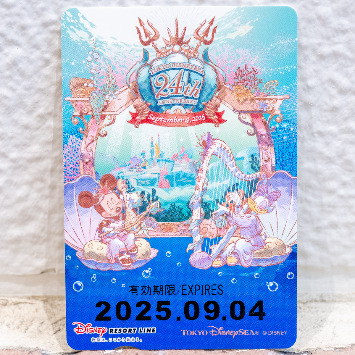 ディズニーリゾートライン”東京ディズニーシー24周年を記念したフリーきっぷ　2次元コード