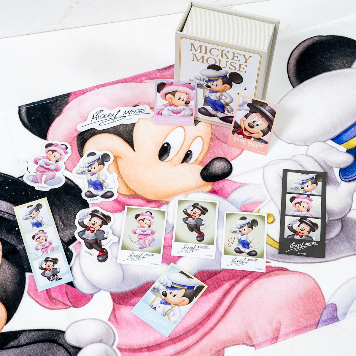 ミッキー シール・ステッカー ボックス入り HAPPY BIRTHDAY MICKEY