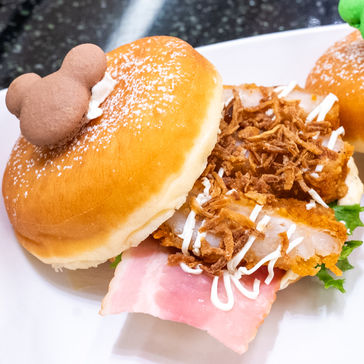 フライドチキンとクリームチーズ