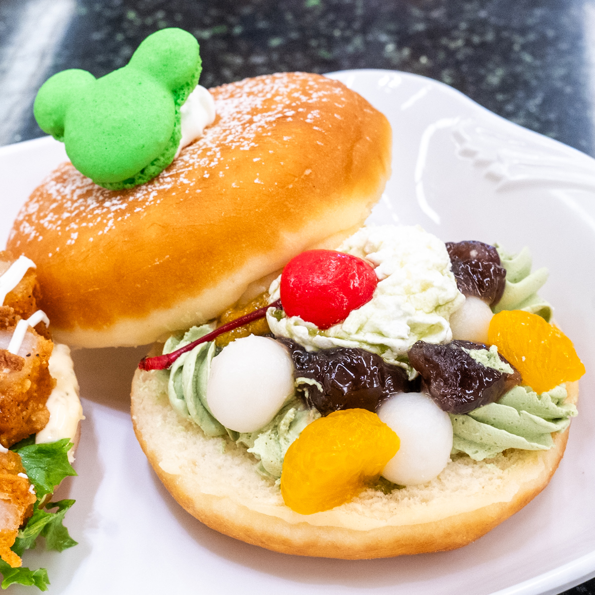 白玉と抹茶ホイップクリーム