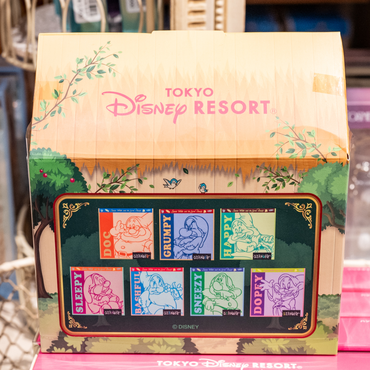 東京ディズニーランド『白雪姫』7人のこびとミニタオルセット1