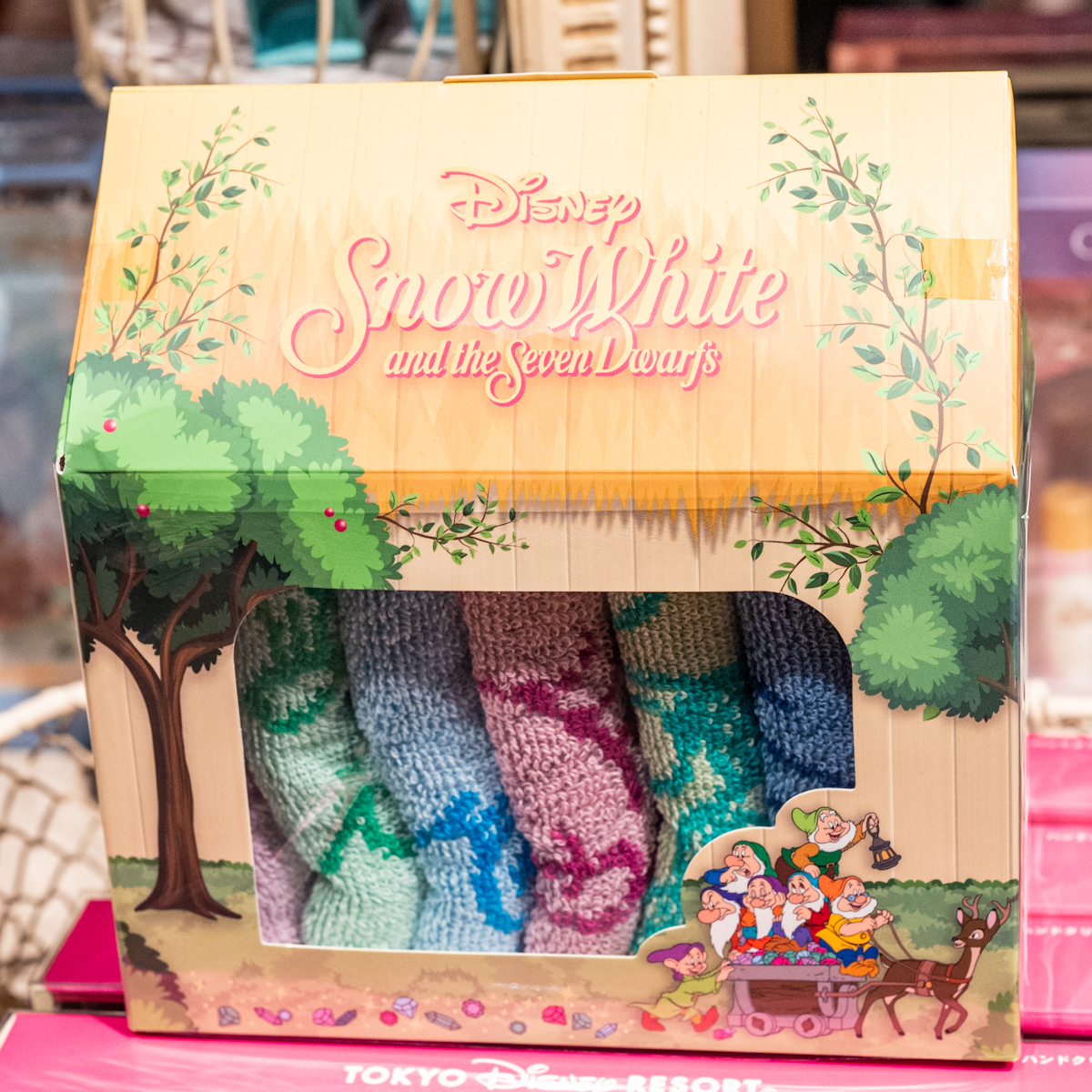 東京ディズニーランド『白雪姫』7人のこびとミニタオルセット