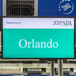 ZIPAIRの「日本初 フロリダ州オーランド直行チャーター便」3