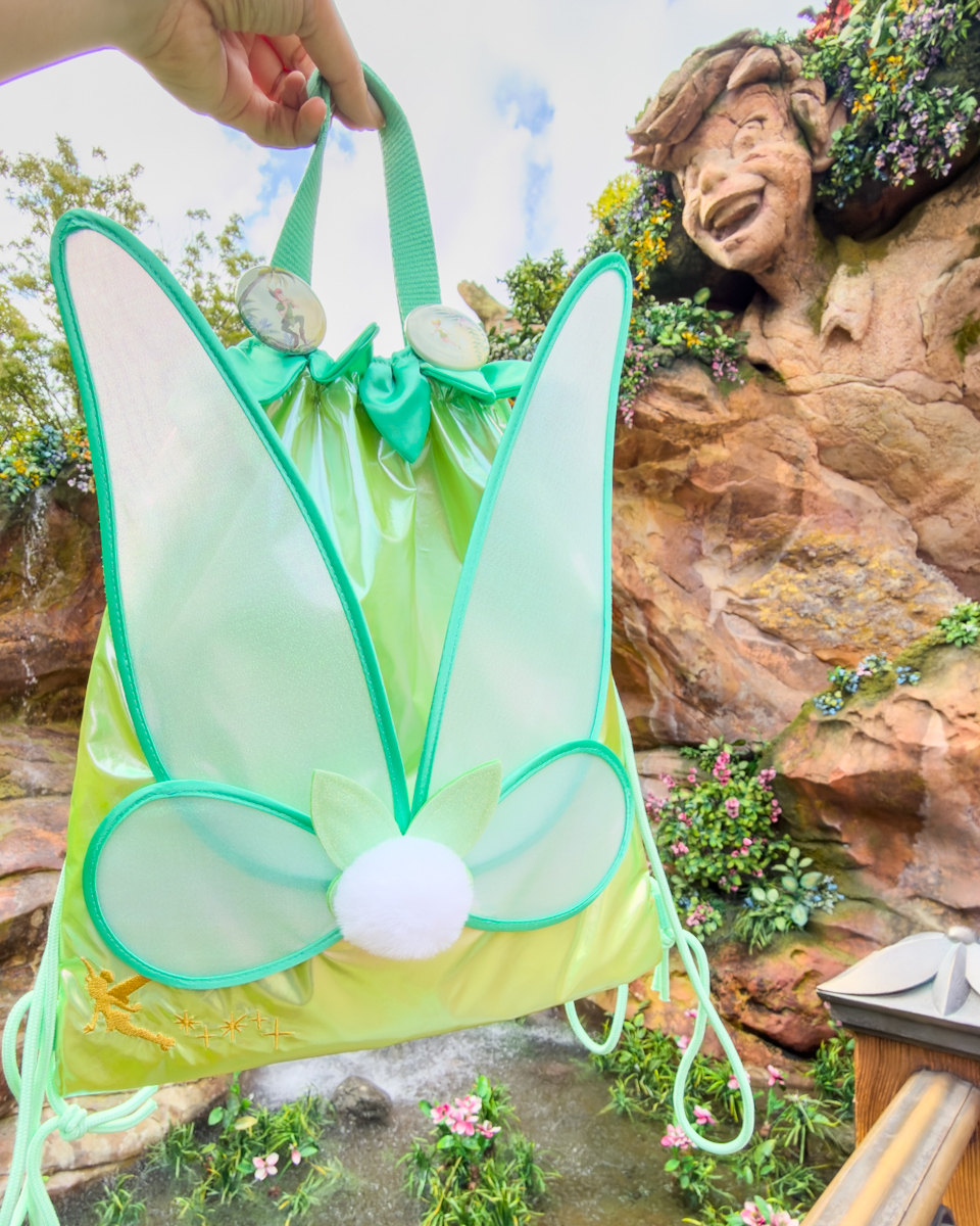 ティンカーベルのナップサック かわいい