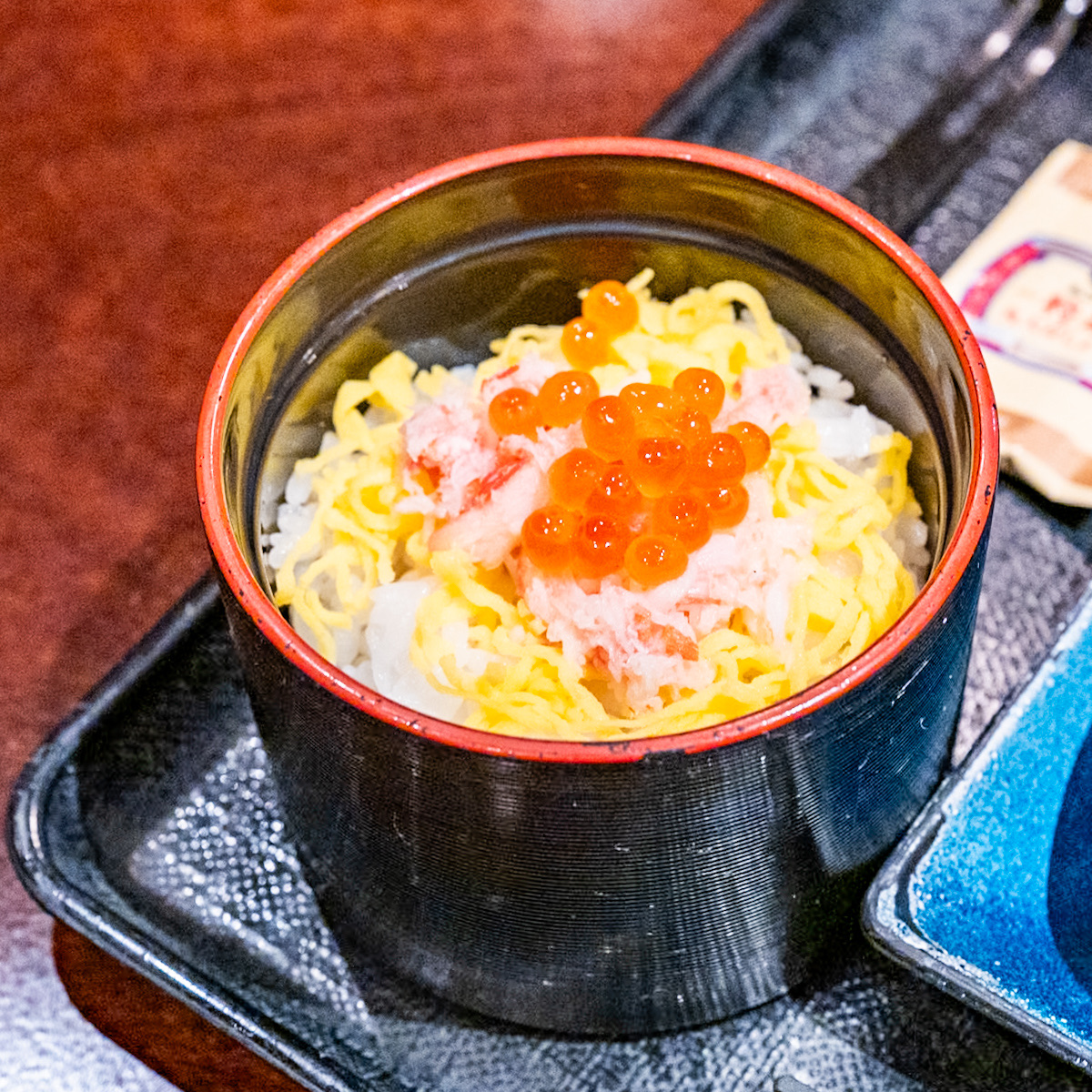 ずわい蟹とイクラのちらし寿司
