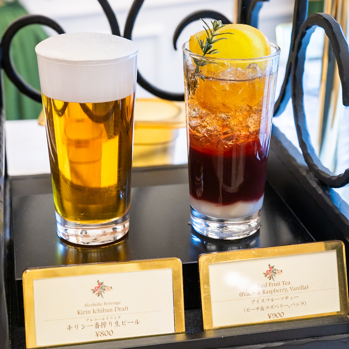 東京ディズニーランド「クリスタルパレス・レストラン」ブッフェメニュー キリン一番搾り生ビール