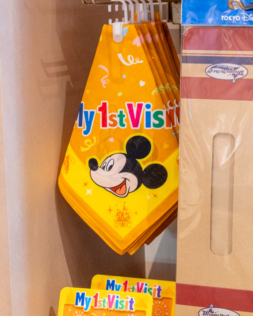 東京ディズニーリゾート My 1stVisitシールデザインバンダナ