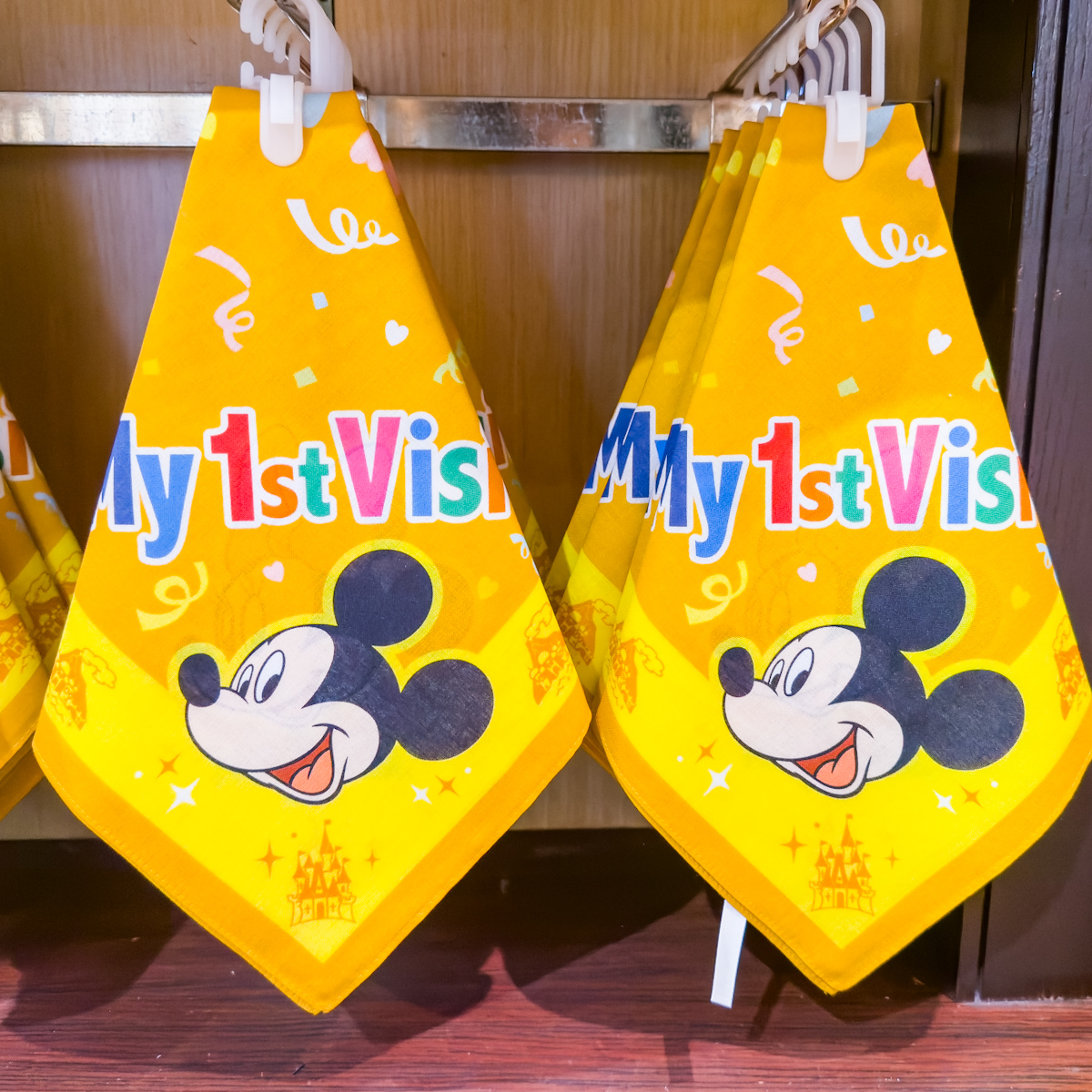 東京ディズニーリゾート My 1stVisitシールデザインバンダナ