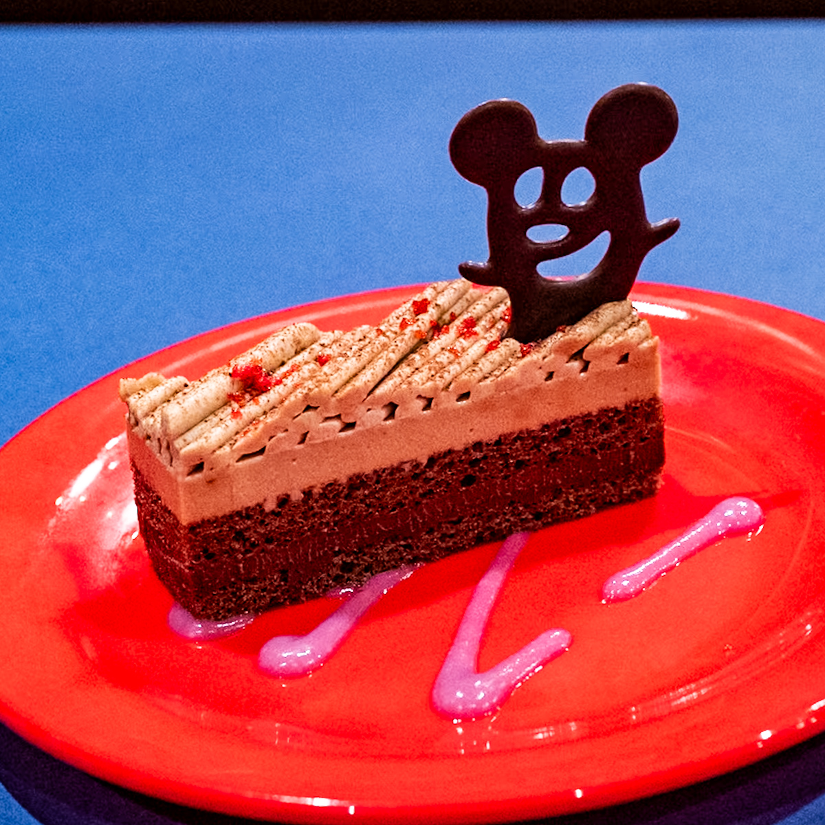 マロンムースとチョコのケーキ