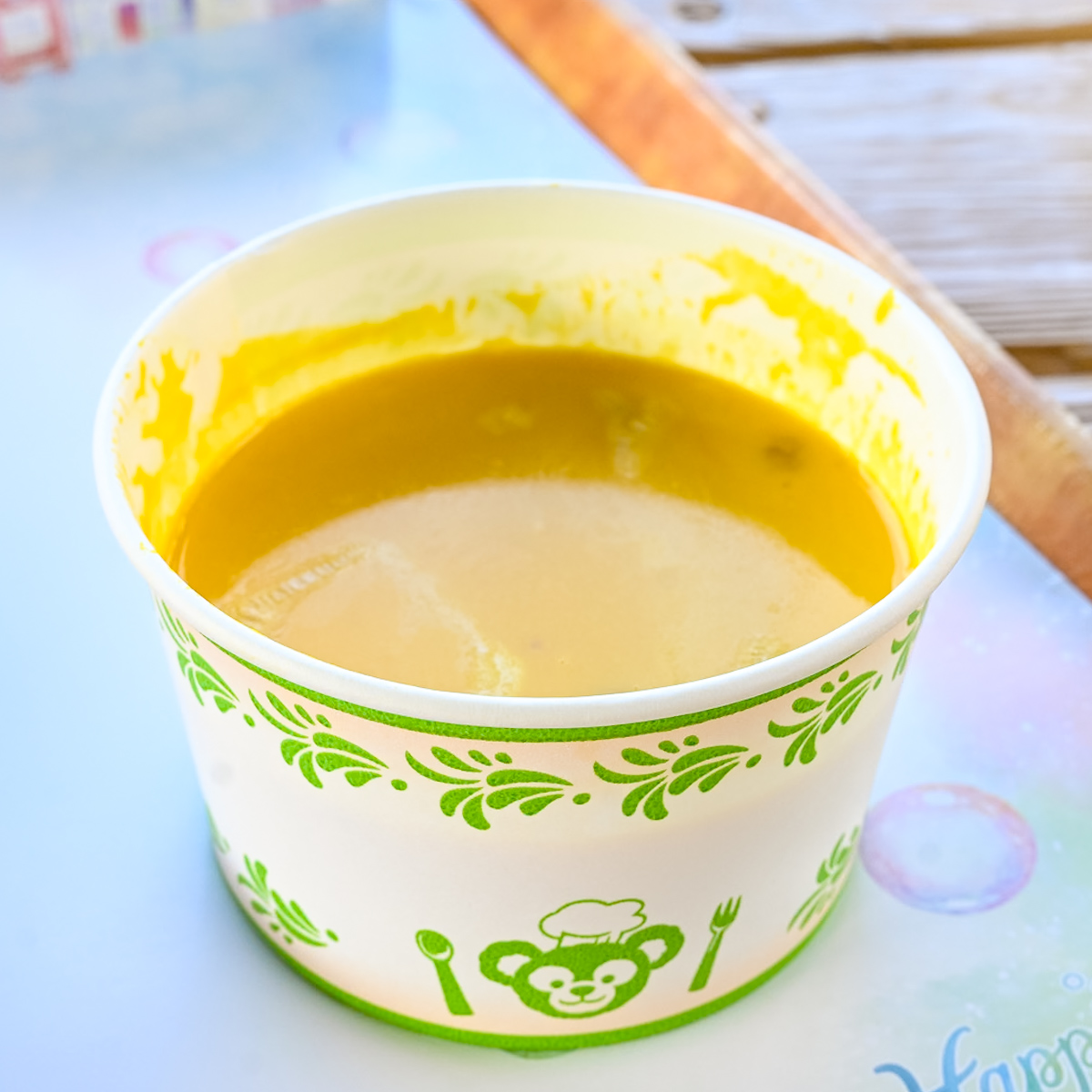 パンプキンクリームスープ(ベーコンビッツ入り)