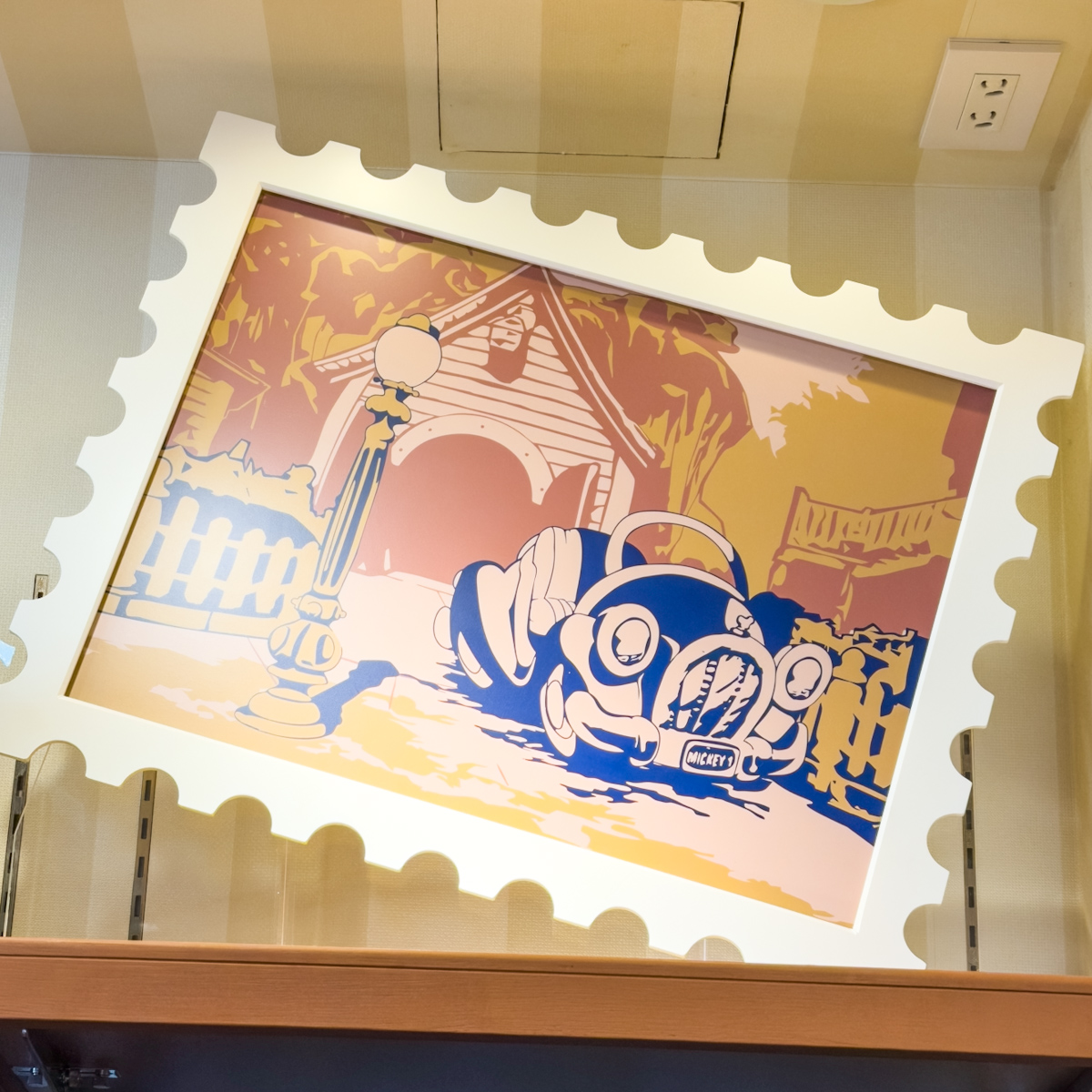 ボン・ヴォヤージュ 装飾 ミッキーの愛車