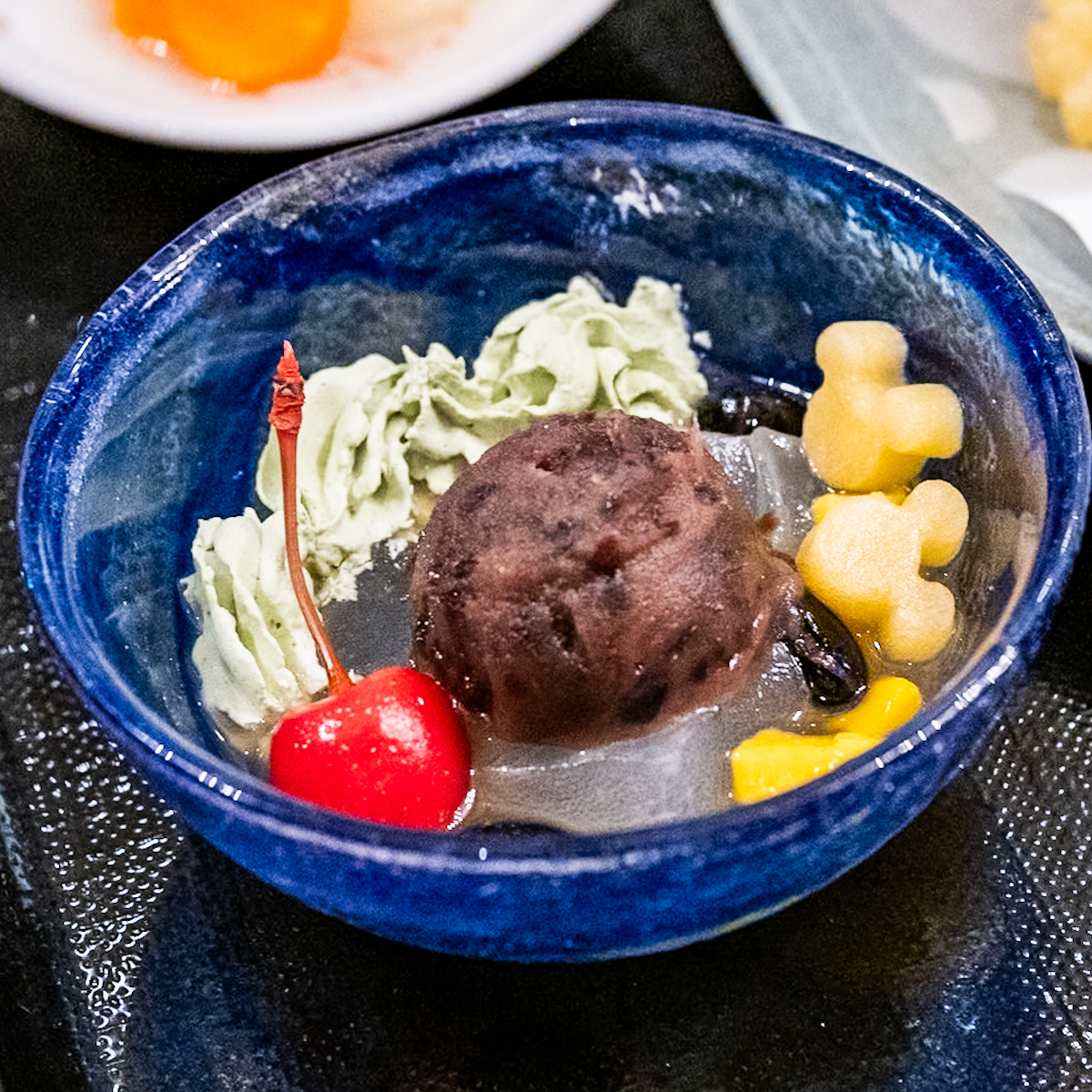 あんみつ（ホイップ＆マンゴー）