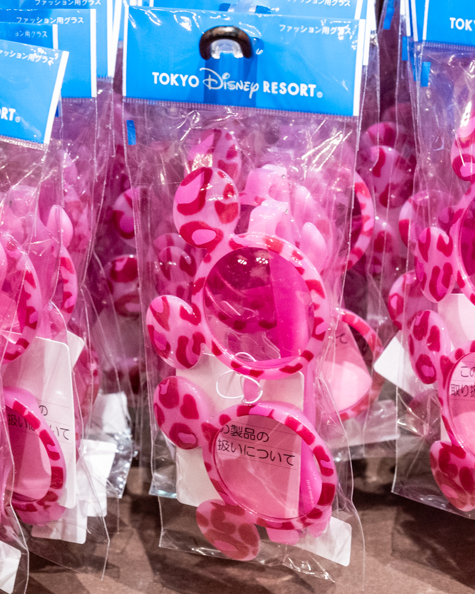 ミッキーレオパード柄ファッション用グラス