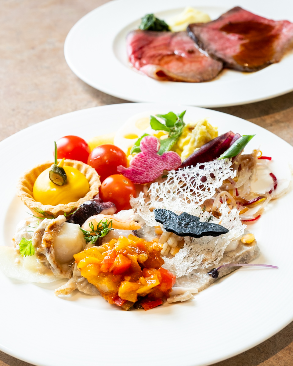 東京ディズニーシー・ホテルミラコスタ「オチェーアノ」”ディズニー・ハロウィーン2025”ブッフェ 前菜