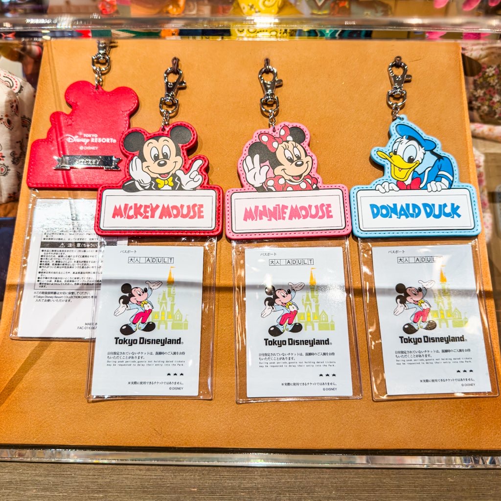 ミッキー、ミニー、ドナルドデザイン！東京ディズニーランド