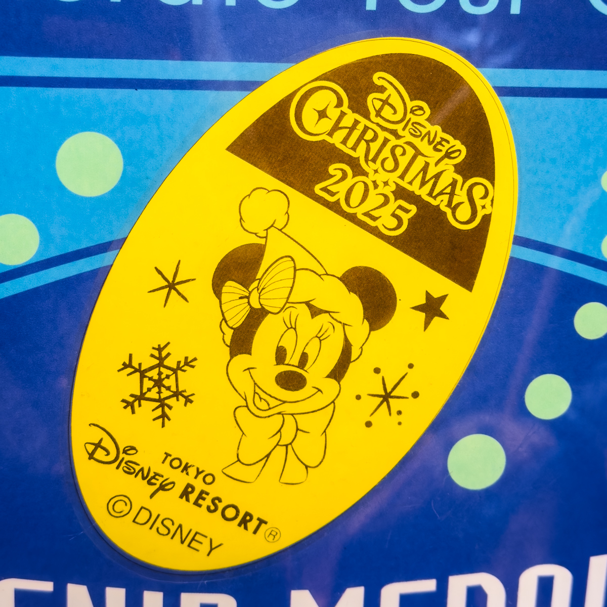 東京ディズニーランド"ディズニー・クリスマス2025"スーベニアメダル　ミニー