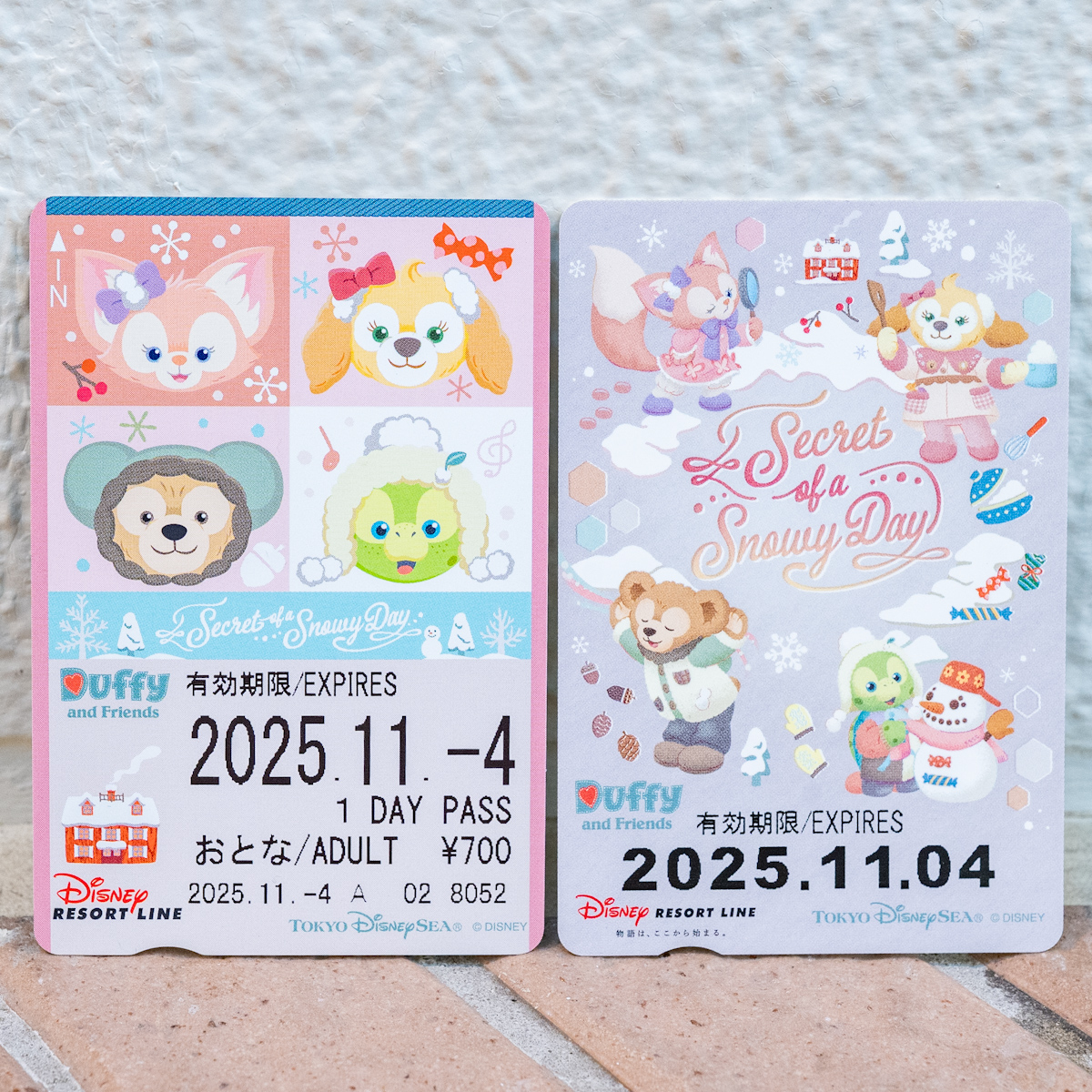 ディズニーリゾートライン「ダッフィー&フレンズのシークレット・オブ・スノーウィーデイ」フリーきっぷ