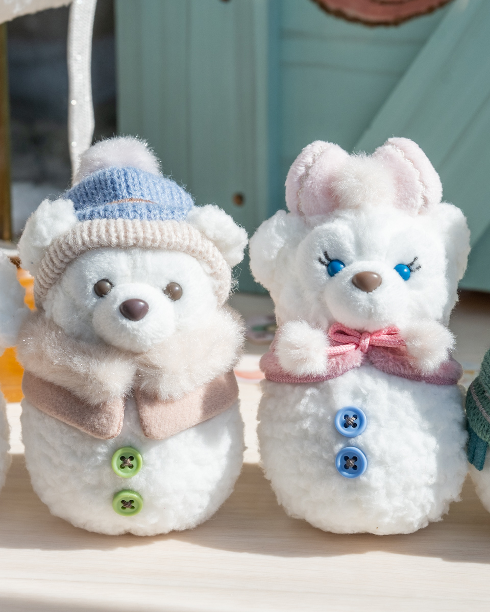 雪だるまダッフィー、シェリーメイぬいぐるみチャーム